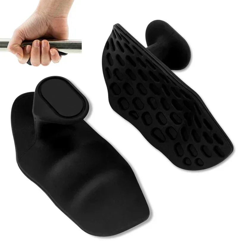 Anti-Slip Workout Grips, Ergonomics Rubber Gym Grips, Weight Lifting Grips for Hand Protection, Workout Gym Gloves for Men and Women Deadlift, Fitness Training, Weightlifting and Exercise