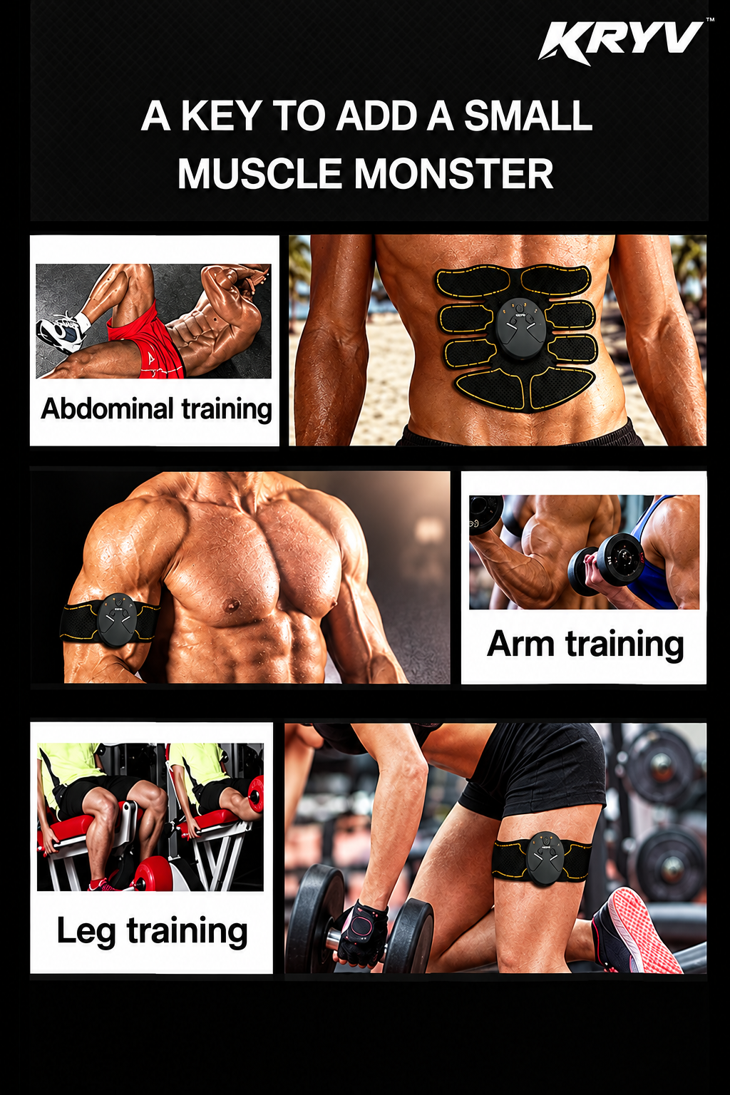 KRYV EMS Muscle Trainer